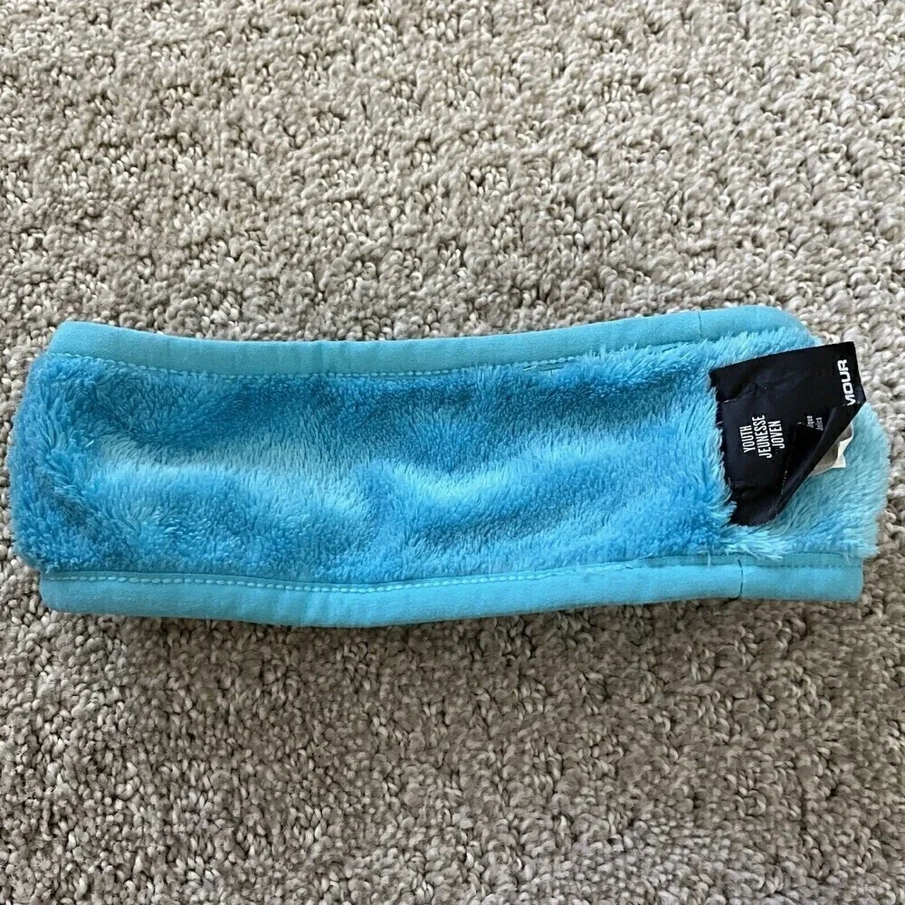 Under Armour UA Fleece Headband Youth Red Turquoise OSFA Passion Snow Winter
